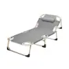 Cama dobrável exclusiva para cochilo transfronteiriça Cama de solteiro Pausa para almoço no escritório Barraca de acampamento Cama simples portátil Espreguiçadeira de uso duplo