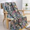 Toalla de baño de gasa de cuatro capas transfronteriza, toalla para sofá, estilo transmisión en vivo, manta para siesta, jacquard de 4 capas, extragrande, gasa de algodón para adulto