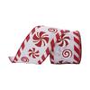 Transfronterizo en stock Venta al por mayor 6.3cm Cinta de Navidad con Brillo Lazo Cinta Borde con Alambre