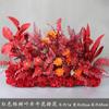 Boda Nueva Boda Auditorio Flecha Maceta Arte Floral Simulación Flor Colgante Camino de Flores Esquina de Flores Rojo Grande Utilería China