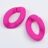 Plástico Acrílico Siete Colores Sólido Mate Cadena Cadena 20*30 Anillo Abierto Joyería Equipaje Pequeños Accesorios Venta al por Mayor