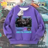 Sudadera con capucha de manga larga Delta Game Action Agent Weilong Claw Periférico Cuello Redondo para Hombres, Mujeres, Niños y Estudiantes