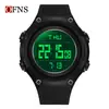 Reloj electrónico Sanda de tendencia a prueba de golpes para estudiantes adolescentes, reloj electrónico deportivo para hombres al aire libre, reloj despertador impermeable, reloj de pulsera
