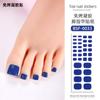 Pegatinas de Manicura de Gel Personalizadas Zhengxiang Horneado Libre Color Sólido Pegatinas de Cola Transfronterizo Sin Gel UV Pegatinas para Uñas de Pies