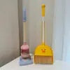 Juego de Escoba y Recogedor Infantil Mini Mopa Artefacto de Limpieza para Jardín de Infancia Juguete Aspiradora para Estimulación Infantil