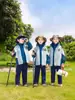 Ropa de Jardín de Infancia Ropa de Primavera y Otoño Uniforme Escolar para Niños Traje Ropa de Otoño e Invierno para Estudiantes de Primaria Ropa Deportiva Ropa Rústica Conjunto de Tres Piezas