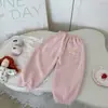Pantalones de Jardín de InfanciaPantalones para Niñas Otoño 2026 Estilo Nuevo Pantalones Deportivos Pantalones de Chándal para Bebés Niñas Pantalones de Dibujos Animados para Niños