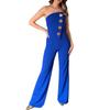 2025 Independent Station desejo Amazon Explosions Verão Sexy Strapless Botão Decorativo Micro-La macacão Roupas Femininas