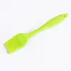 15g cor pequeno cabo PP silicone dividido varredor assar bolo creme pincel churrasco pincel cozinha óleo varredor
