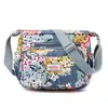 Bolsa de Tecido de Nylon Leve Repelente à Água Bolsa de Compras da Moda Bolsa de Ombro Feminina da Moda Bolsa Transversal Casual Estampada