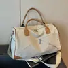 Bolso de Viaje Cruzado de Mano para Mujer, Gran Capacidad, Lona, Bolso de Equipaje Turístico, Ligero para Salir, Bolso de Hombro, Bolso Tote Deportivo
