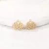 Venta al por mayor de fábrica productos semiacabados estilo retro accesorios para joyería material colgante de metal collar pulsera pendientes colgante DIY