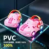 Sandalias Cerradas de Dibujos Animados de Verano para Niños con Suelas Suaves Antideslizantes para Niños y Niñas, Edades 1-8, con Luces
