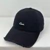Gorra de Béisbol Estilo Coreano Lavada Desgastada Ala Suave Bordada para Mujeres Ala Ancha Circunferencia de Cabeza Grande Gorra Plana Simple Versátil a la Moda para Hombres