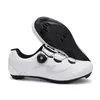 Nuevo juego de zapatillas con candado para bicicleta de carretera transfronterizo, zapatillas de ciclismo transpirables de suela dura para hombre, zapatillas de ciclismo dinámicas para bicicleta de montaña sin candado