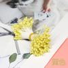 Estambre de flor de gasa hecho a mano DIY Horquilla antigua Simulación de flor Material de flor Cabeza de fósforo Núcleo de flor Accesorios para el cabello