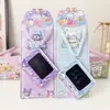 Nuevo Set Creativo de Collar con Tablero Electrónico de Dibujo Sanrio, Mini Tablero de Dibujo para Graffiti, Llavero, Lindo Set de Colgantes Pequeños