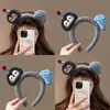 Diadema Creativa de Pingüino y Pez de Dibujos Animados, Diadema de Felpa con Cara Linda para Lavarse la Cara, Diadema para Maquillaje, Pinza para el Cabello Divertida y Original para Niños