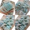 Pulseira de Ágata Brasileira Natural Água-Marinha Mistério Calcedônia Cor Gelo Claro Jade Azul Encaracolado Pulseira Fornecimento ao Vivo