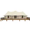 Resort de Acampamento ao Ar Livre, Área de Natureza Selvagem de Luxo, Instalação de Refeições, Hotel Tenda de Luxo de Dois Andares com Ponta Afiada para Natureza Selvagem
