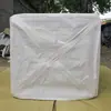 Bolsa de Contenedor de Fondo Cruzado Blanco de Nuevo Material de 1.5 Toneladas, Bolsa de Tonelada, Bolsa para Lodos, Bolsa de Tonelada para Obra, Resistente al Desgaste y Engrosada