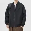 Chaqueta negra de alta gama para hombre, nuevo estilo primavera y otoño 2026, holgada, casual, elegante, chaqueta de trabajo para exteriores