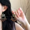 Pendientes de Borla de Concha Estilo Resort de Playa Pendientes de Moda Étnicos Nicho Pendientes de Lujo Ligero de Gama Alta para Mujer Venta al por Mayor