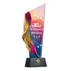 Trofeos de Cristal Creativos Personalizados para Reuniones Anuales de Empresa, Premios al Empleado Destacado, Premios de Competiciones Deportivas, Souvenirs con Grabado