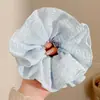Scrunchie Grande Estilo Relaxado para Mulheres, Elástico de Cabelo Oversized Estilo Coreano, Acessório para Coque, Ornamento de Cabelo, Elástico Grande de Scrunchie