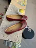 Novos Sapatos Baixos Planos Redondos Estilo Minimalista para Primavera 2026 para Mulheres, Sapatilhas Macias de Solado Flexível, Sapatos Versáteis para Ir ao Trabalho Vovó