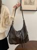 Estilo Wasteland Bolso Vintage Bajo el Brazo para Mujer Otoño e Invierno Nuevo Moda Perezosa Estilo Coreano Bolso Tote Gran Capacidad Bolso Cruzado