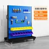 Placa para Pendurar Ferramentas com Furo Quadrado Espesso Prateleira de Ferramentas para Oficina Prateleira de Armazenamento Prateleira de Materiais Prateleira de Exibição de Ferragens Gancho