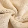 Sudadera de Lana de Cordero de una Pieza para Hombre, Otoño e Invierno, Forrada de Polar, Engrosada, Cardigan con Cremallera, con Capucha, Talla Grande, Chaqueta Cálida, Marca de Moda