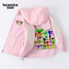 Caja de ropa para festivales de música Sprunki, chaquetas para niños, chaquetas, rompevientos de estilo primavera y otoño para niños grandes y niñas.