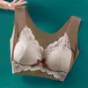 Sujetador de Encaje Delgado sin Aros de Talla Grande para Mujeres con Senos Grandes, Sujetador Push-Up Cómodo para Mujeres con Senos Pequeños, Sujetador Anticaída para Mujeres