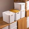 Caja de almacenamiento de escritorio, de plástico, para baño, cocina, dormitorio, armario, caja de acabado, cesta de cosméticos, artefacto