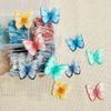 Decoração de bolo papel de arroz glutinoso jogável cartas de baralho borboleta floco de neve folha de bordo cartão decorativo bolo prato frio decoração