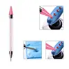 Suministro Transfronterizo Arte de Uñas de 8 Colores con Pedrería, Bolígrafo de Cera para Puntos Doble Punta, Herramienta Multifuncional para Puntos y Eliminación de Pedrería, Bolígrafo para Puntos de Uñas