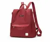 Mochila de un solo hombro diagonal de doble hombro de color liso transfronteriza con temperamento para ir al trabajo para mujer, gran capacidad, bolsa para viajes de ocio al aire libre, mochila escolar