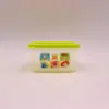 Dos cajas de almacenamiento de dibujos animados para snacks de bebé, caja sellada, lonchera pequeña para picnic al aire libre, caja pequeña, primera generación de pelo