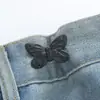 Artefacto de cintura de mariposa, cintura de jeans extraíble, cambio grande, hebilla de par fija pequeña, cintura retráctil, hebilla ajustable