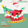 Nueva Serie de Decoración para Fiesta Navideña Mini Muñeco de Nieve, Anciano, Reno, Árbol de Navidad Globos de Papel de Aluminio Serie Navideña