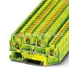 Terminal de doble capa Phoenix con pie de cable de conexión protector - Pttb 4-Pe - 3211854