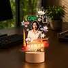 Pequenos presentes criativos personalizados em acrílico, luzes noturnas para empresas, faculdades, celebrações de aniversário de campus e lembrancinhas comemorativas para a temporada de volta às aulas.