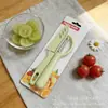 Juego de Cuchillos para el Hogar de Cocina, Tijeras, Pelador, Cuchillo para Frutas, Combinación de Cuchillos Portátil Todo en Uno para Uso Doméstico