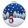 Shein Venta Caliente Pintura de Fieltro DIY Pintura con Marco Bordado Suministros de Fieltro de Aguja Decoraciones para el Hogar Navidad