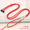 Cordón colgante de moda para hombre y mujer a juego, ágata Buda jade cuerda común al por mayor 2 mm collar de cuerda de piña