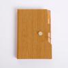 Libreta portátil multifuncional con notas adhesivas, agenda, cuaderno de oficina, combinación de madera con logotipo