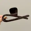 Pinza para el Cabello Estilo Nuevo 2026, Pasador Exquisito y de Alta Gama para Peinados Recogidos en la Parte Trasera de la Cabeza, Pinza de Tiburón Grande para Cabello Grueso