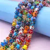 Vendas Diretas de Fábrica Nepal vidro lei antiga contas de vidro DIY Olho de Fênix cor ponto contas de vidro fosco acessórios material